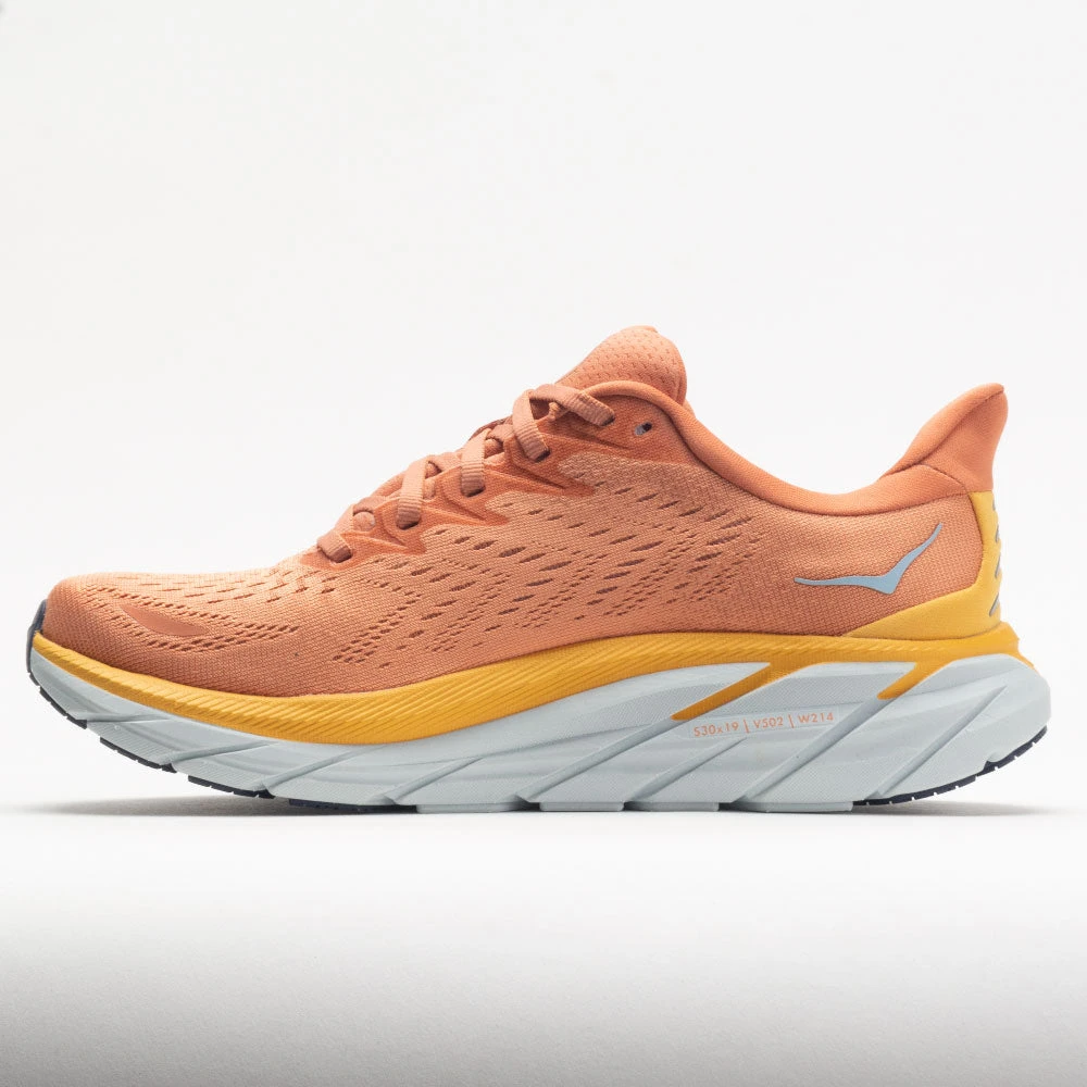 Hoka One One Clifton 8 Women's Sun Baked/Shell Coral 4 Hoka One One Clifton 8 Women's Sun Baked/Shell Coral - Image 2