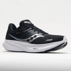 Saucony Ride 16 Men's Black/White -Hoka || On Running || BROOKS Shop 049344 5
