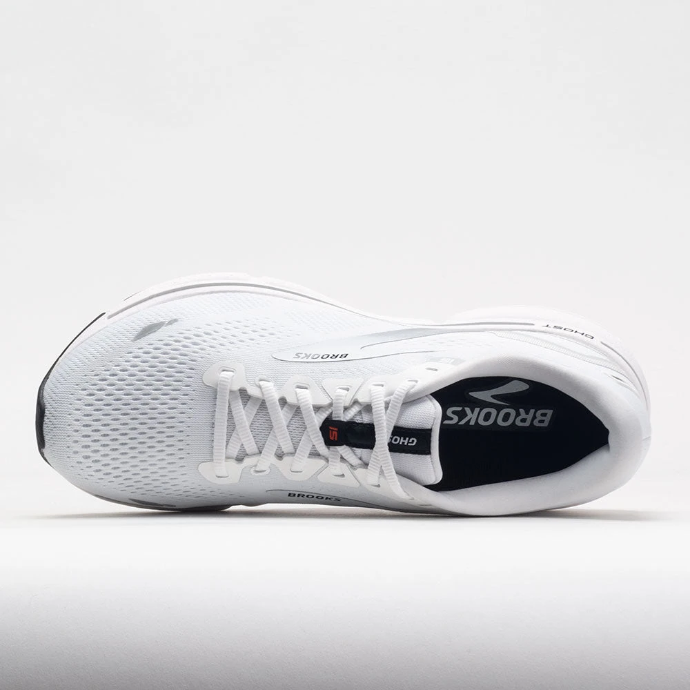 Brooks Ghost 15 Men's White/Black/Flame 5 Brooks Ghost 15 Men's White/Black/Flame - Image 3