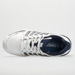 K-Swiss Hypercourt Express Leather Men's White/Navy/Silver -Hoka || On Running || BROOKS Shop 113347 2