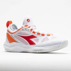 Diadora Speed Blushield Fly Clay Women's White/Fiery Red -Hoka || On Running || BROOKS Shop 116606 5