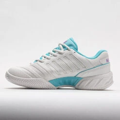 K-Swiss Bigshot Light 4 Women's Brilliant WhiteAngel Blue/Sheer Lilac -Hoka || On Running || BROOKS Shop 116921 1