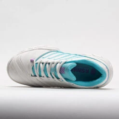 K-Swiss Bigshot Light 4 Women's Brilliant WhiteAngel Blue/Sheer Lilac -Hoka || On Running || BROOKS Shop 116921 2