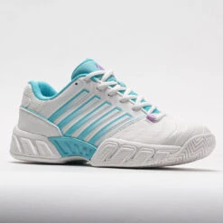 K-Swiss Bigshot Light 4 Women's Brilliant WhiteAngel Blue/Sheer Lilac -Hoka || On Running || BROOKS Shop 116921 5