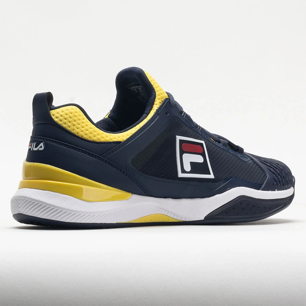 Fila Speedserve Energized Men's Navy/Buttercup/White 8 Fila Speedserve Energized Men's Navy/Buttercup/White - Image 6