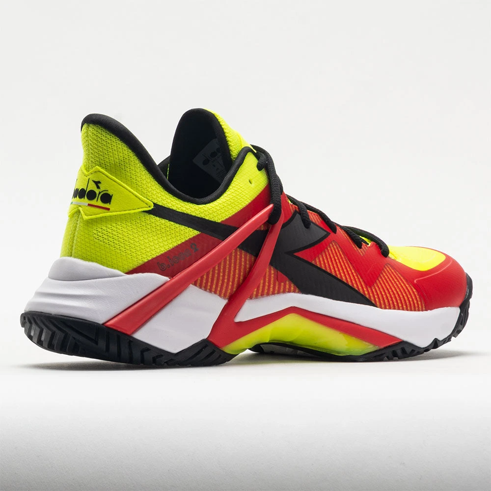 Diadora B.Icon 2 AG Men's Yellow Fluo/Black/Fiery Red 8 Diadora B.Icon 2 AG Men's Yellow Fluo/Black/Fiery Red - Image 6