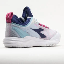 Diadora Speed Blushield Fly 4+ AG Women's White/Blueprint/Pink Yellow -Hoka || On Running || BROOKS Shop 117029 6