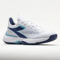 Diadora Finale AG Women's White/Blue Print -Hoka || On Running || BROOKS Shop 117033 5