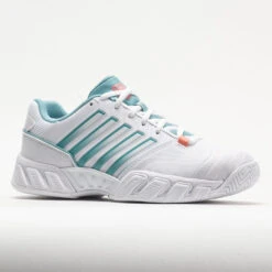 K-Swiss Bigshot Light 4 Women's White/Nile Blue/Desert Flower -Hoka || On Running || BROOKS Shop 117157 5