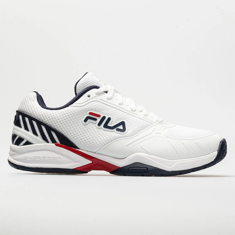 Fila Volley Zone Men's White/Navy/Red 3 Fila Volley Zone Men's White/Navy/Red