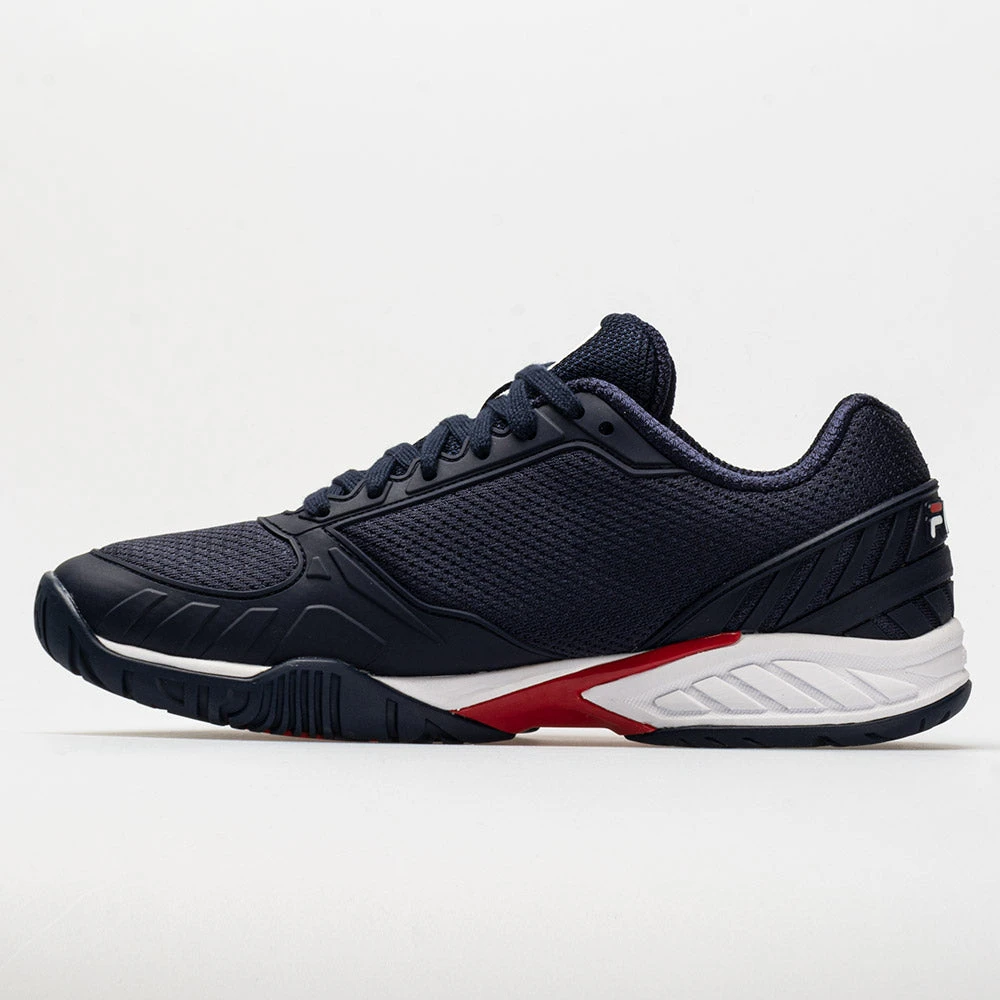 Fila Volley Zone Men's Navy/Red/White 4 Fila Volley Zone Men's Navy/Red/White - Image 2