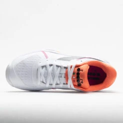 Diadora Trofeo AG Pickleball Women's White/Black/Vermillion Orange -Hoka || On Running || BROOKS Shop 370024 2