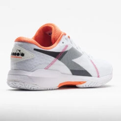 Diadora Trofeo AG Pickleball Women's White/Black/Vermillion Orange -Hoka || On Running || BROOKS Shop 370024 6