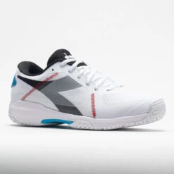 Diadora Trofeo AG Pickleball Men's White/Black/Blue Jewel -Hoka || On Running || BROOKS Shop 370025 5