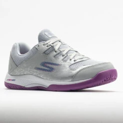 Skechers Viper Court Women's Grey/Purple -Hoka || On Running || BROOKS Shop 370030 5