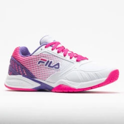 Fila Volley Zone Women's White/Pink Glo/Purple 12 Fila Volley Zone Women's White/Pink Glo/Purple -Hoka || On Running || BROOKS Shop 370037 5