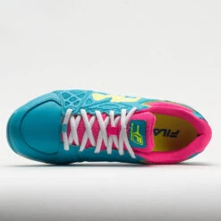 Fila Double Bounce 3 Women's Scuba Blue/White/Safety Yellow -Hoka || On Running || BROOKS Shop 370041 2