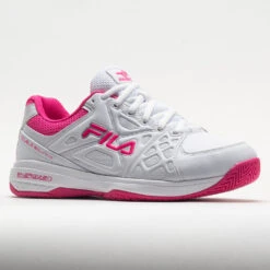 Fila Double Bounce 3 Women's White/White/Pink Glo -Hoka || On Running || BROOKS Shop 370042 5
