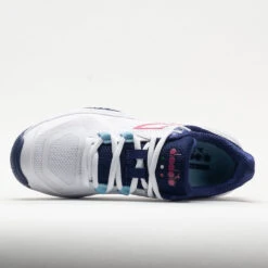 Diadora Trofeo 2 AG Pickleball Women's White/Blueprint/Pink Yarrow -Hoka || On Running || BROOKS Shop 370081 2