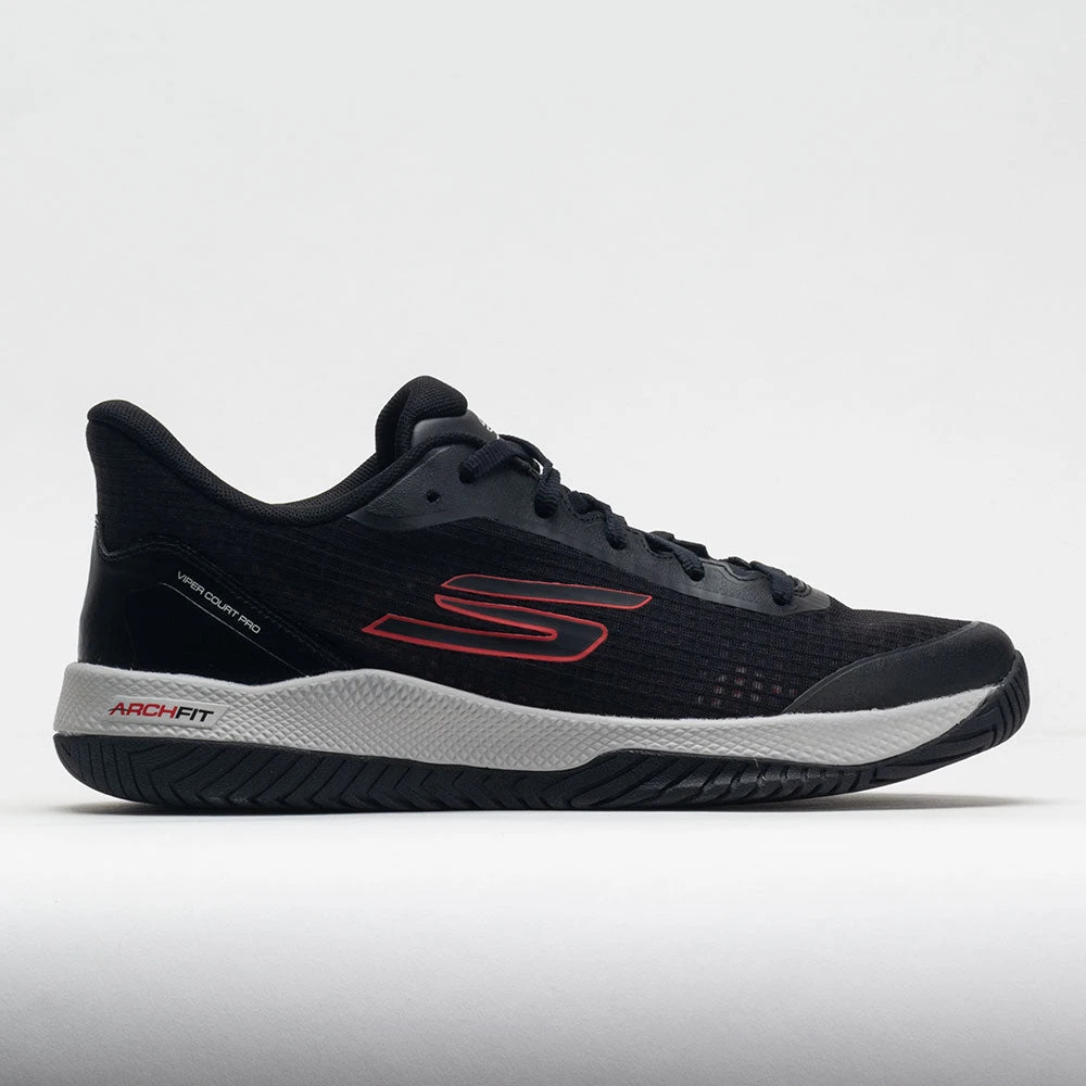Skechers Viper Court Pro Men's Black/Red 3 Skechers Viper Court Pro Men's Black/Red