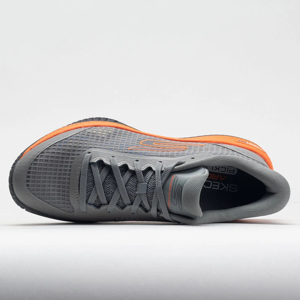 Skechers Viper Court Pro Men's Grey/Orange 5 Skechers Viper Court Pro Men's Grey/Orange - Image 3
