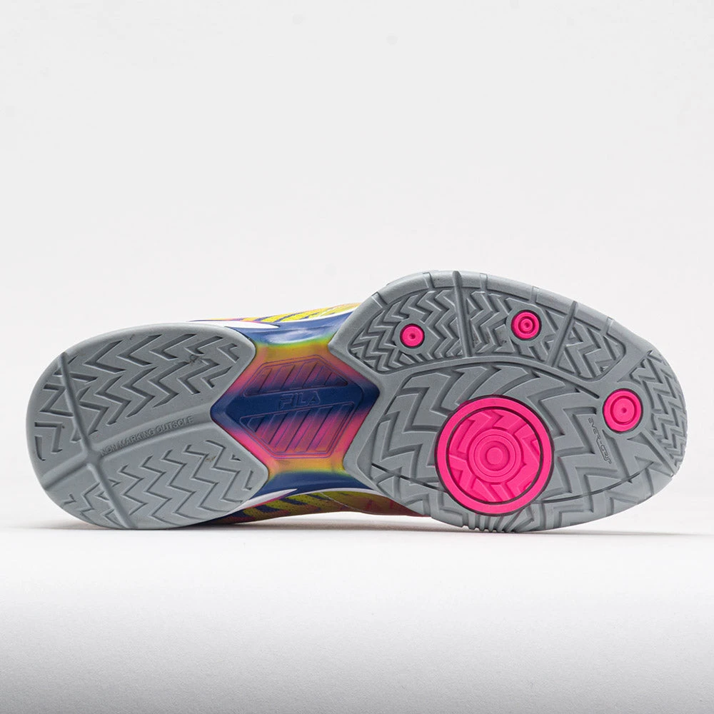 Fila Volley Zone PBF Women's White/Knockout Pink/Mazarine Blue 6 Fila Volley Zone PBF Women's White/Knockout Pink/Mazarine Blue - Image 4