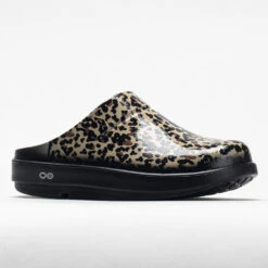 OOFOS OOcloog Limited Women's Black Leopard -Hoka || On Running || BROOKS Shop 631219 5